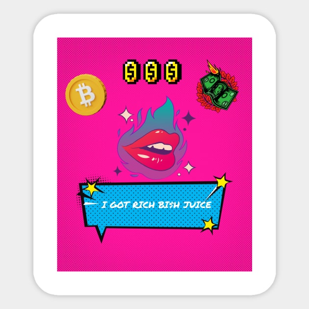 Juice Tee Sticker by Shop This Or That